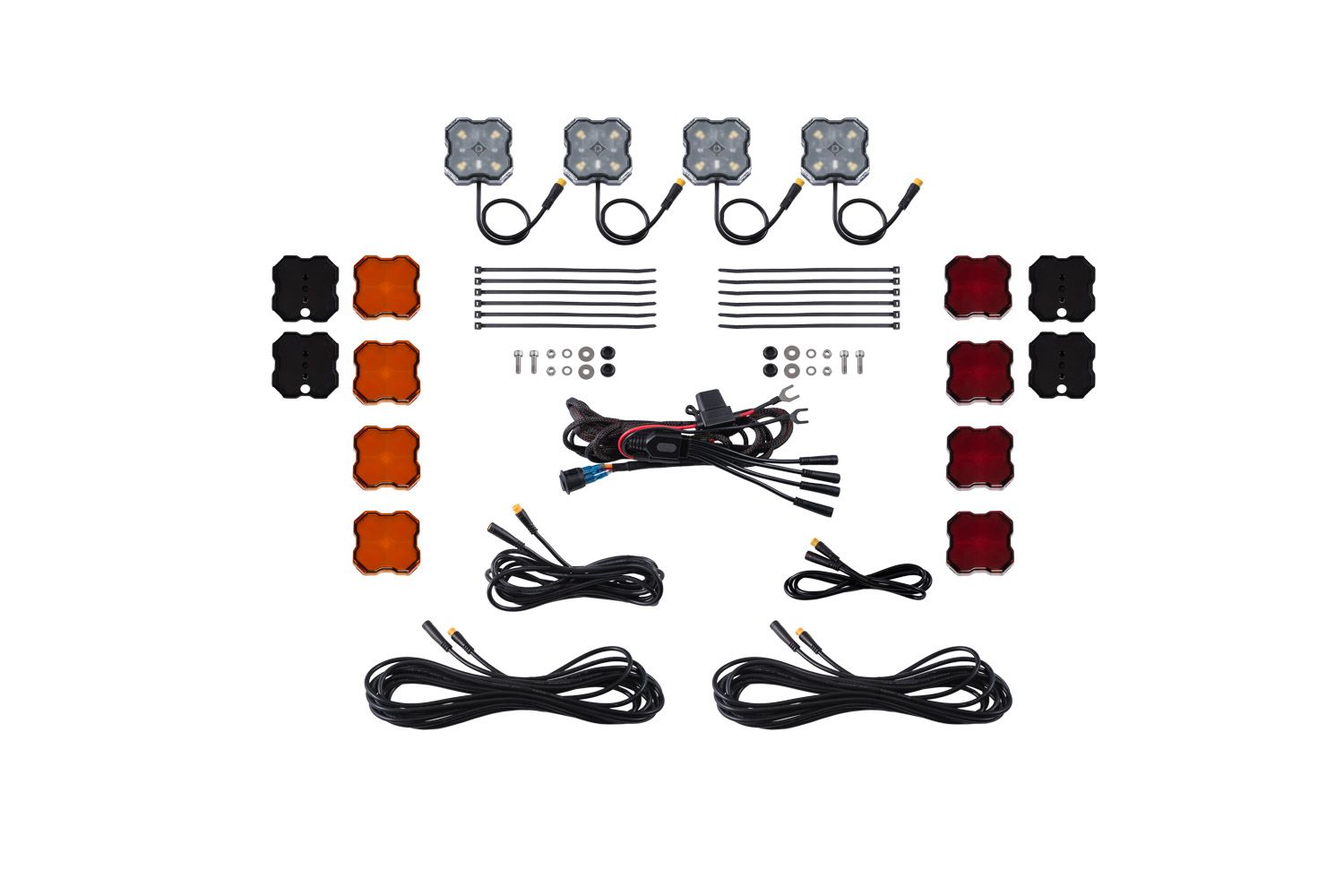 Diode Dynamics Stage Series Rock Light Kit – Magnetic Mount – 4 Pack image 0
